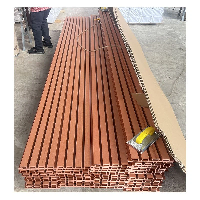 WPC Co-Exerusion Wall Plastic Sposite Slat Fricted